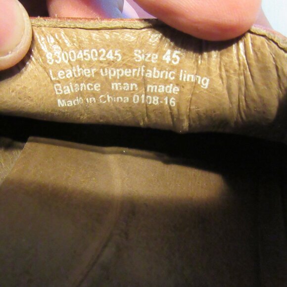 Mens Dansko Jackson Brown Leather Slip On Comfort Loafers Shoes Sz 11.5 / 45